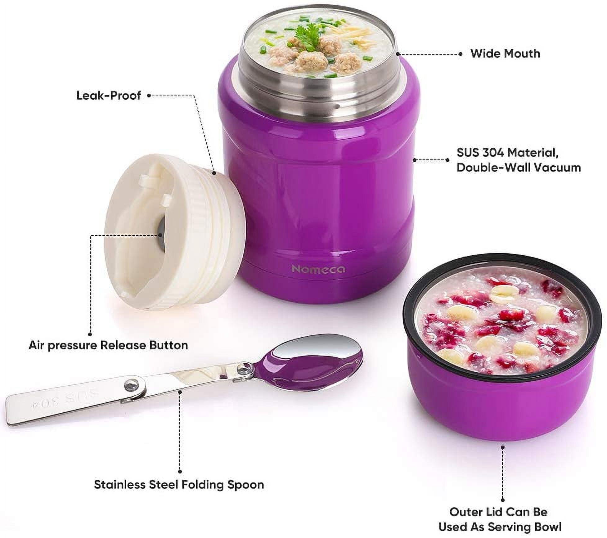  Nomeca Food Thermos Stainless Steel Vacuum Insulated