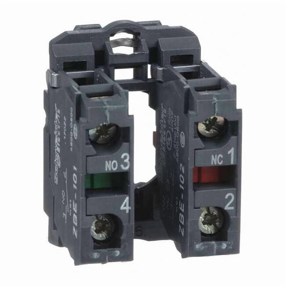 Schneider Electric Contact Block,1NO 1NC Slow Break,22mm ZB5AZ105