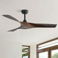 thumbnail image 3 of Sofucor 52" Downrod ABS Ceiling Fans with Remote,Reverse Airflow,6 Wind Speed,Sloped Ceiling Applicable, 3 of 10