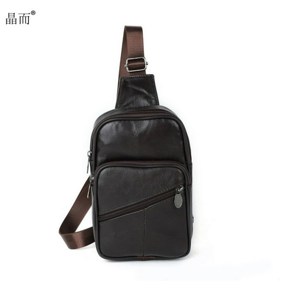 Men's crossbody shoulder bag, casual travel chest bag