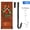 Black, variant on Active Mind Ltd 12" Over Door Hanger Hook - Heavy Duty Metal Wreath Holder for Christmas Decor & Front Door, Multi-Use Hanging Hooks for Ornaments/Seasonal Decor/Towels, White