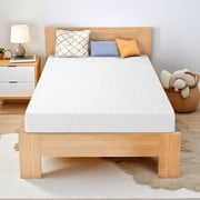 6in Memory Foam Mattress in a Box, Medium Firm Twin Mattress with Gel Cooling, Twin Size Mattress for Pressure Relief, Breathable, Cooler Sleep