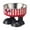 Red, variant on FashionHigh Legged Pet Bowl Elevated Neck Safe Feeders Easy To Clean Stainless Steel Bowl For Small Pet