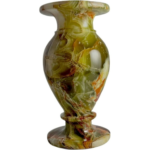 Handcrafted Onyx Flower Vase | | Unique Natural Stone Home Decor | Elegant Gift