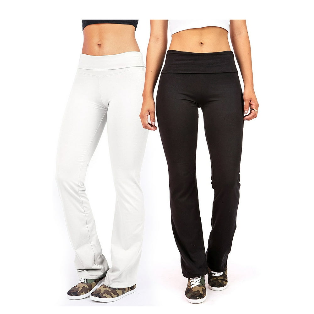 Ambiance Apparel 2 Item Bundle Ambiance Apparel Women's Juniors Yoga