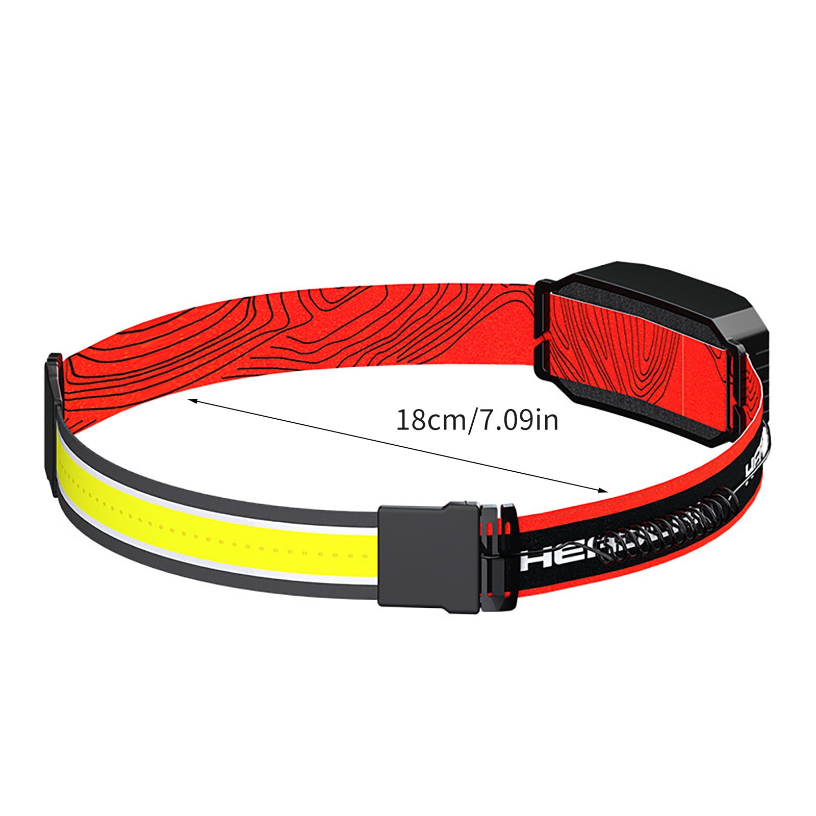 Tunhigl Savings COB Lighting Rechargeable Headband Wide Angle Headlight Outdoor Headlight