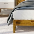 thumbnail image 5 of Acacia Sierra Solid Wood Bed Frame With headboard - King - Early American, 5 of 10