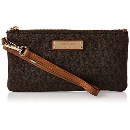 Jet Set Signature Medium Wristlet