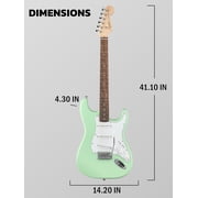 Fender Squier Stratocaster - Surf Green w/ Amplifier