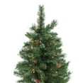 thumbnail image 3 of Northlight Pre-Lit Medium Mixed Pine and Iridescent Glitter Artificial Christmas Tree - 6.5' - Clear Lights, 3 of 5