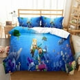 thumbnail image 1 of siniker Bedding Set Kids Quilt Cover 3D Cartoon Playing Bed Cover Set with Pillowcase and Zipper Closure, 1 of 2