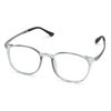 Cyxus Kids/Teens Blue Light Blocking Computer Glasses Anti Eyestrain ULTEM Silver Retro Frame Eyeglasses