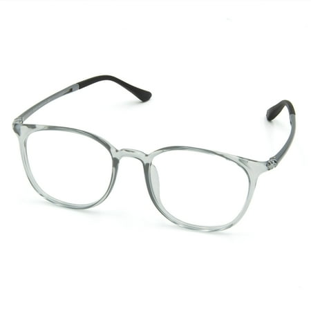 Cyxus Kids/Teens Blue Light Blocking Computer Glasses Anti Eyestrain ULTEM Silver Retro Frame Eyeglasses