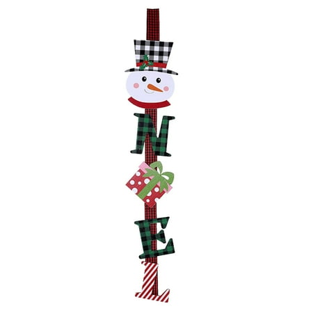 

Veki Christmas Decorations Vertical Strip Wooden Letters Old Man Pendant Listing Welcome Door Hanging Creative Decoration Pendant Christmas Tree Decoration Pendant Christmas Trees with Lights