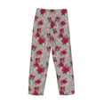 thumbnail image 5 of Xecao Rose Flowers Men's Straight Lounge Pajama Pants: The Ultimate in Comfortable Sleepwear, 5 of 9