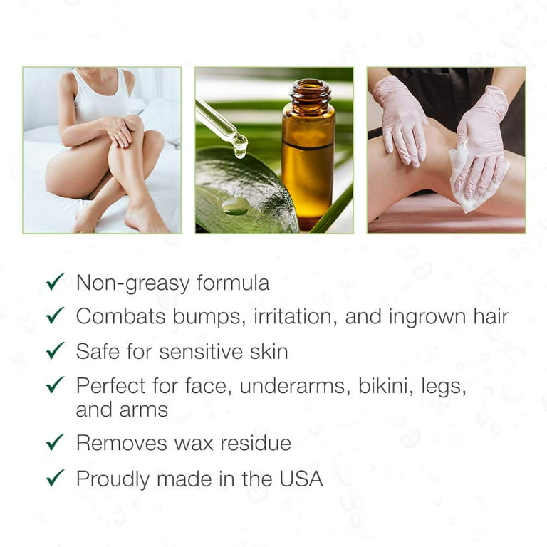 Clean and Easy Calm Azulene Shave Oil 2 oz Post Waxing Treatment