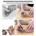 thumbnail image 4 of Nail Clippers for Men, Curved Head Toenail Clippers For Seniors For Thick Toenails Long Handle Toe Nail Clippers With Catcher Stainless Steel Angled Nail Clippers, 4 of 7