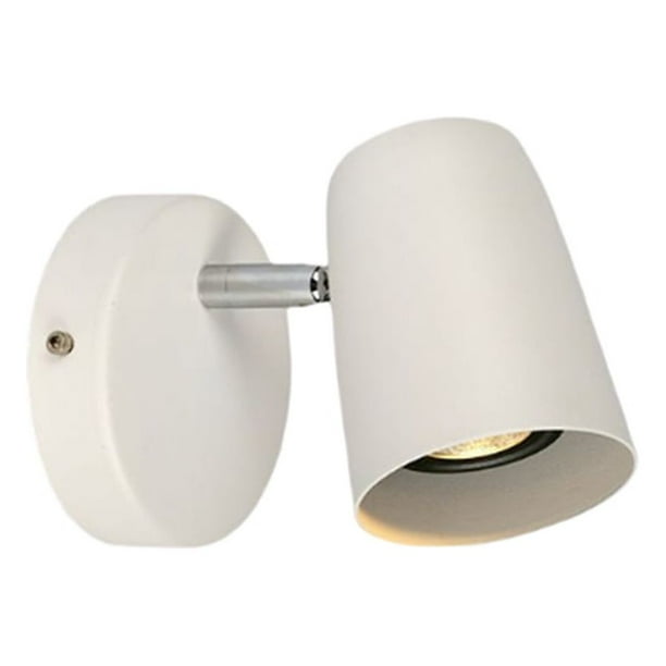 Yuarrent Lámpara de pared para dormitorio, mesita de noche, sala de estar, lámpara de noche, decoración de iluminación giratoria, aluminio Iluminación y accesorios luz blanca blanca