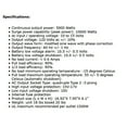 thumbnail image 3 of AIMS 5000 Watt 12 Volt DC Power Inverter, 3 of 4