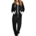 thumbnail image 4 of Monos de dormir ZYN unisex Con capucha y bolsillos pijamas sólidos, 4 of 6