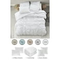 thumbnail image 4 of Grace Living Everardo 5pc Full/Queen Comforter Set, White, 4 of 7