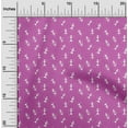 thumbnail image 2 of oneOone Georgette Viscose Fuschia Pink Fabric Asian Floral Block Sewing Material Print Fabric By The Yard 42 Inch Wide, 2 of 4