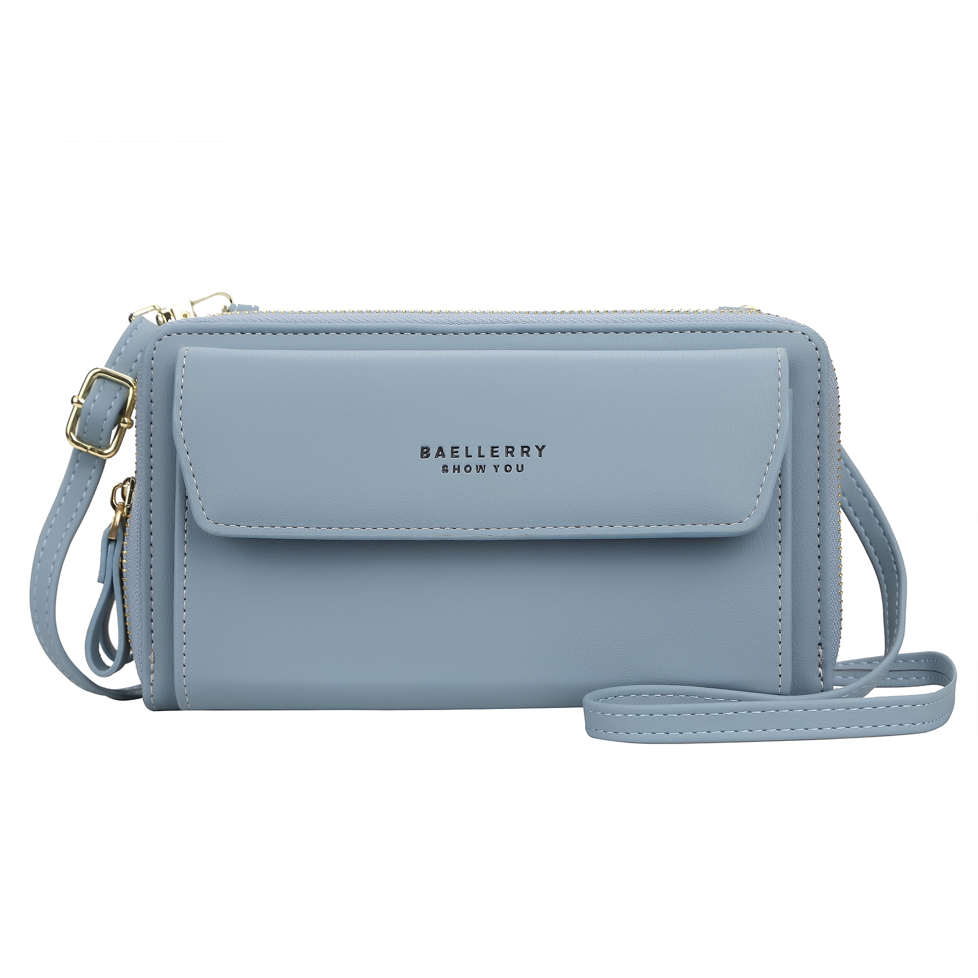 Roulens Small Womens Crossbody Bag Cellphone Purse Wallet With Shoulder