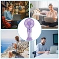 thumbnail image 5 of OCCOA Portable Misting Handheld Fan Mini Rechargeable 6.4in, Spray Cooling Personal Water Mist Desk Fan, Summer Outdoor Travel Office, F, 5 of 6