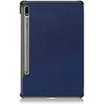 thumbnail image 4 of Epicgadget Case for Samsung Galaxy Tab S8+ 12.4-Inch SM-X800/SM-X806 - Lightweight Tri-Fold Stand Shell Case Cover for Samsung Tablet 12.4" Galaxy Tab S8 Plus 2022 Released (Navy Blue), 4 of 4