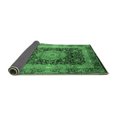 thumbnail image 2 of Ahgly Company Indoor Square Persian Emerald Green Traditional Area Rugs, 5' Square, 2 of 4