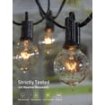 thumbnail image 3 of Cadena de luces Brightown G40 para exteriores, 15 cm, 15 m, 52 bombillas, impermeable, 3 of 9
