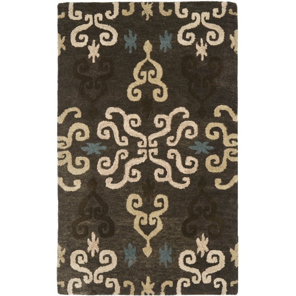 SAFAVIEH Wyndham Tatyanna Floral Area Rug, Brown/Multi, 2' x 3'