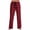 18#Red, variant on Multi-Color Mens Plaid Pants, Classic Check Loose Fit Summer Trousers Elastic Drawstring Waist Breathable Gift for Husband Dad