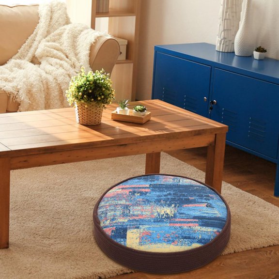 Japanese Seat Cushion, Floor Pouf Mat,Yoga Seat Pillow ,Floor Pillow, Meditation Pillow for Office Yoga Indoor Outdoor Holiday Gifts large Style C