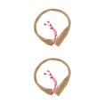 thumbnail image 2 of Thinsony 1/2/3/5 Eliminate Noise With Stylish Woven Rattan Rope Home Decor Handmade Handpan Rattan Rope Fitting red 2PCS, 2 of 6