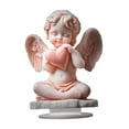 thumbnail image 3 of Estatua de ángel acrílico con forma de corazón, adorno decorativo para oficina, regalo de ángel querubín, decoración para fiesta, sala de estar, chime, 3 of 9