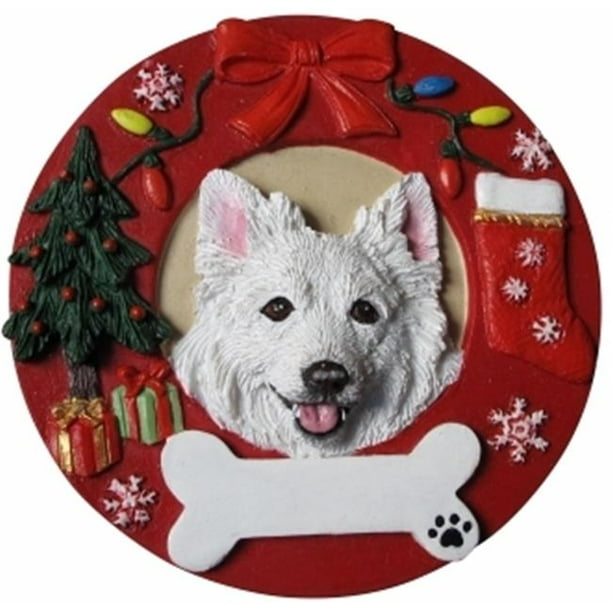 Es Pets 331 85 American Eskimo Christmas Ornament 2 Pack Walmart Com Walmart Com
