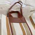 thumbnail image 2 of Bolso Hobo Retro de lona de gran capacidad para mujer, informal, cuadrado, para viajes de vacaciones, 2 of 6