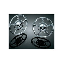 Kuryakyn 3787 Motorcycle Audio Accessory: Zombie Skull Speaker Grill Accent
