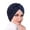 Navy, variant on HXWCHs Chemo Headwear Turbans for Women Long Hair Head Scarf Headwraps Cancer Hats Black