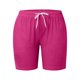 thumbnail image 3 of MKLEKYY Pantalones Cortos Para Correr Para Mujer, Con Cordón Ajustable, Cintura De Color, Cómodos, Elásticos, Lisos, Pantalones Casuales Con Bolsillo Para Mujer, 3 of 4