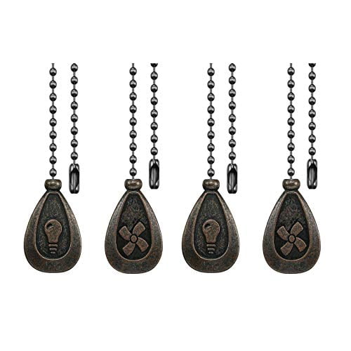 Ceiling Fan Pull Chain Decorative Extension Retro Ornaments 12 5 Inches Extender 4pack Com Ceiling Fan Pull Chain Decorative, Ceiling Fan Pull Chain Ornaments