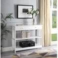 thumbnail image 2 of Pemberly Row Table Console Mission Transitionnelle à un Tiroir en Finition Bois Blanc, 2 of 5