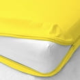 thumbnail image 2 of D.N.G. BEDDINGS 100% Egyptian Cotton, Zipper Mattress Cover, 800 Thread Counts, 10 Inch Deep Pocket, Twin Size, Solid Yellow Color, Zipper around the mattress, 2 of 2