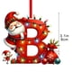 thumbnail image 2 of Adornos navideños, adornos navideños, regalos navideños, árbol de Navidad acrílico 2D, colgante de 26 letras, regalo decorativo, colgantes para fiestas navideñas familiares, objetos colgantes, 2 of 5