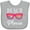 AC-Heather Grey, variant on Inktastic Beach Please Sunglasses Gift Girls Baby Bib