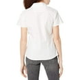 thumbnail image 2 of French Toast Junior Girls Short Sleeve Stretch Button Down Blouse, 2 of 2