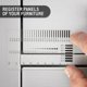 thumbnail image 4 of 2 PCS - Crack Meter - Ruler for Vehicle Evaluators - Automotive Defect Measurement - Micrometer - Wedge Measuring - Set of 2 Expert Cards - Expert Eq, 4 of 5