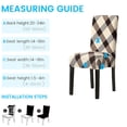 thumbnail image 2 of CJC 4 Pack Dining Chair Covers, Dining Room Chair Protector Seat Slipcover for Hotel, Banquet, Wedding, Party, 2 of 9
