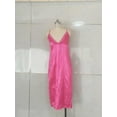 thumbnail image 1 of Women´s Ladies Lingerie Slik Long Dress Plus Size Sleepwear, 1 of 4